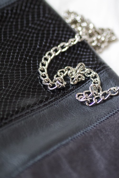 Składana kopertówka z ekoskóry