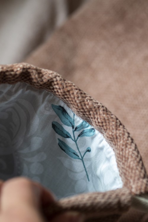 Pudroworóżowy pokrowiec na matę do jogi