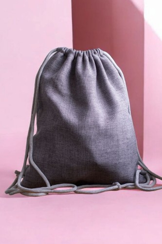 Szary workoplecak XL plecionka