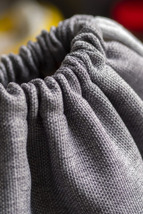 Szary workoplecak XL plecionka