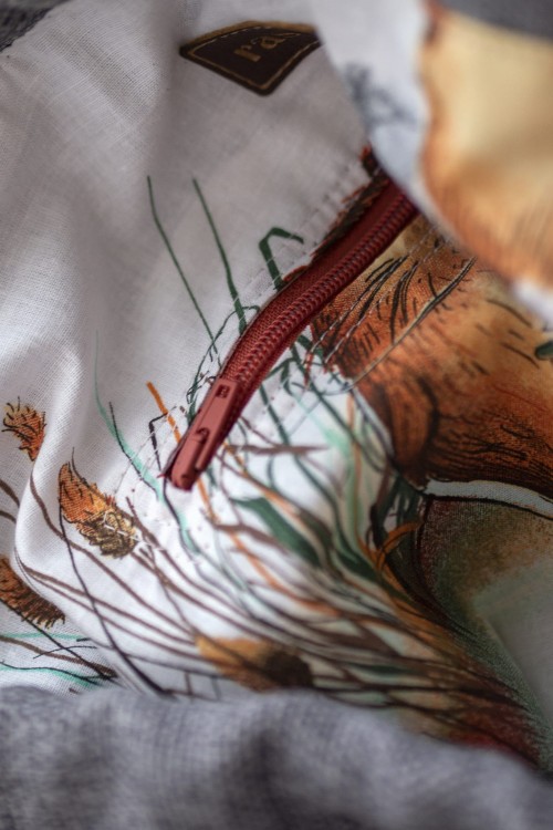 Szary workoplecak XL plecionka