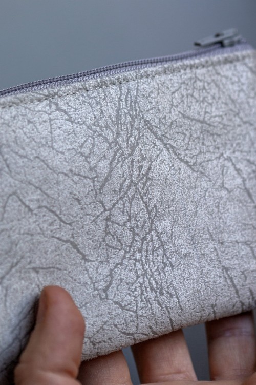 Brązowo-szary portfel damski