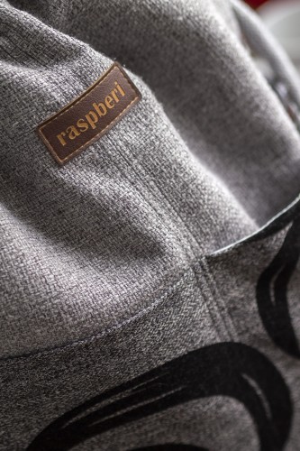 Szary wzorzysty workoplecak z kieszeniami