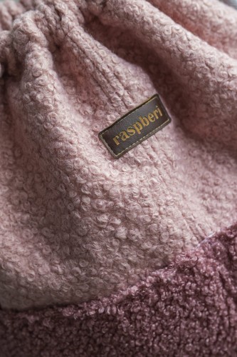 Różowy workoplecak z kieszeniami baranek