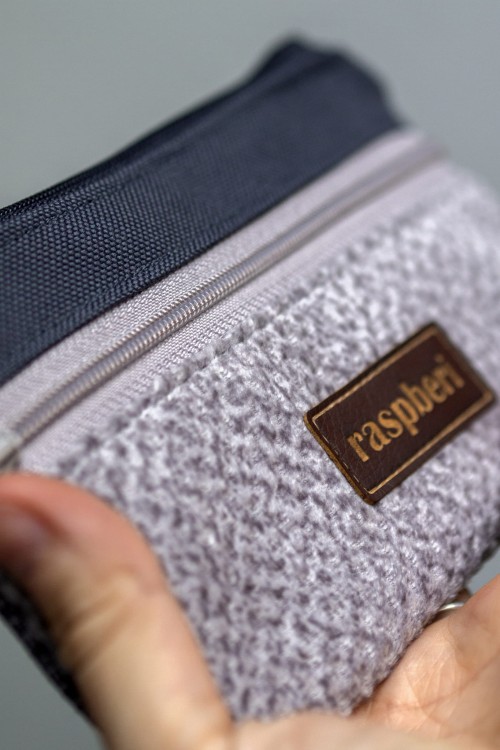 Szary portfel melanż