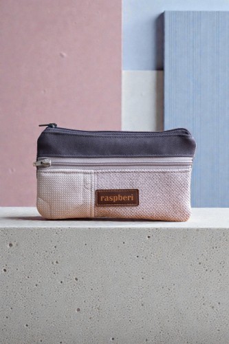 Portfel damski szary