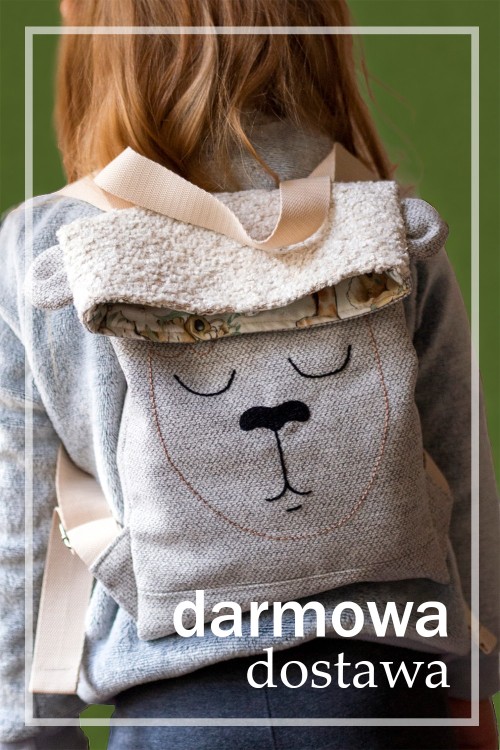 Jasny dziecięcy plecak LAMA