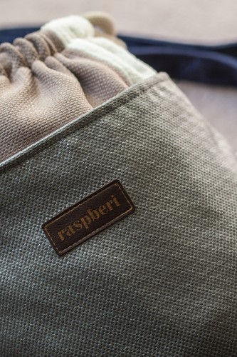 Różowo-szary mini workoplecak