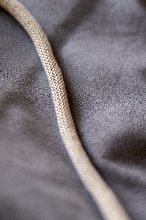 Kremowo-szara torba plecak 2w1