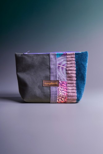 Kosmetyczka MAXI patchwork kwiaty