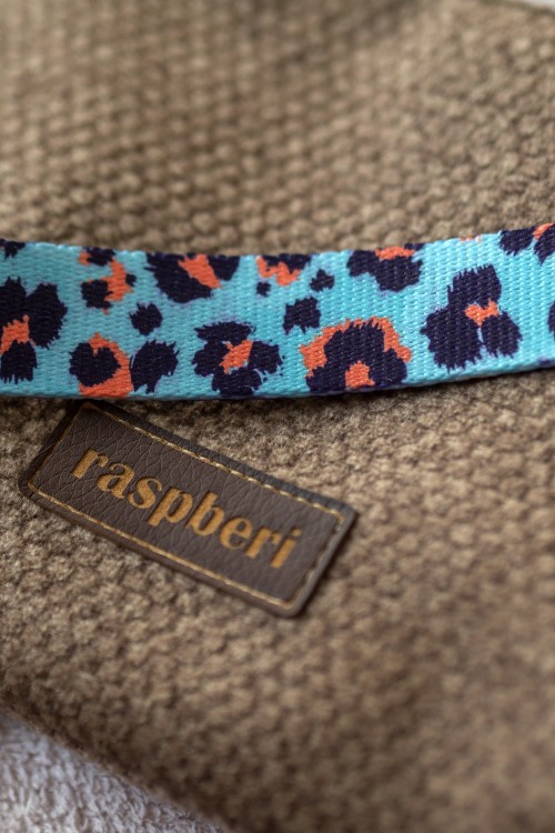 Mini kopertówka nerka kawa z mlekiem