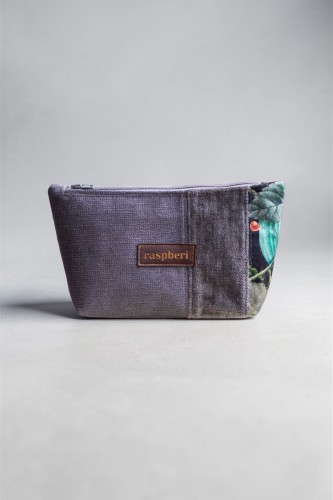 Ciemnoszara kosmetyczka MIDI