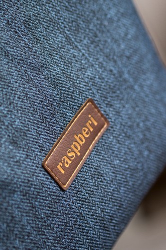 Granatowa kosmetyczka MAXI jodełka