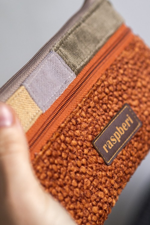 Rudy portfelik damski