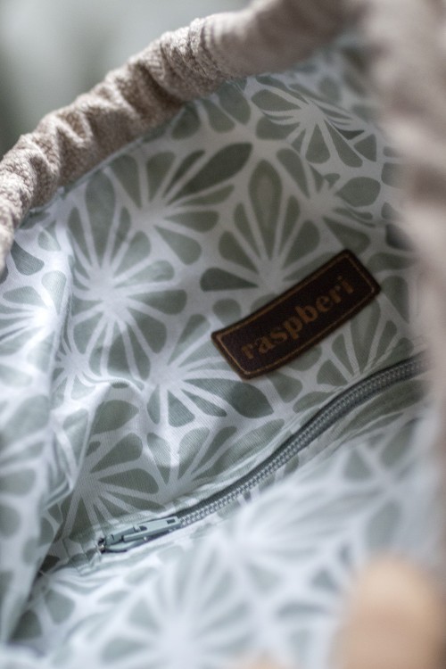 Torba z kominem do wózka patchwork panterka