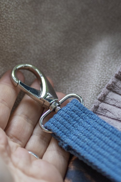 Torba z kominem do wózka patchwork panterka