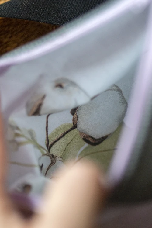 Różowo-szara kosmetyczka MAXI