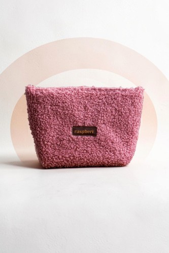 Różowa kosmetyczka MAXI baranek