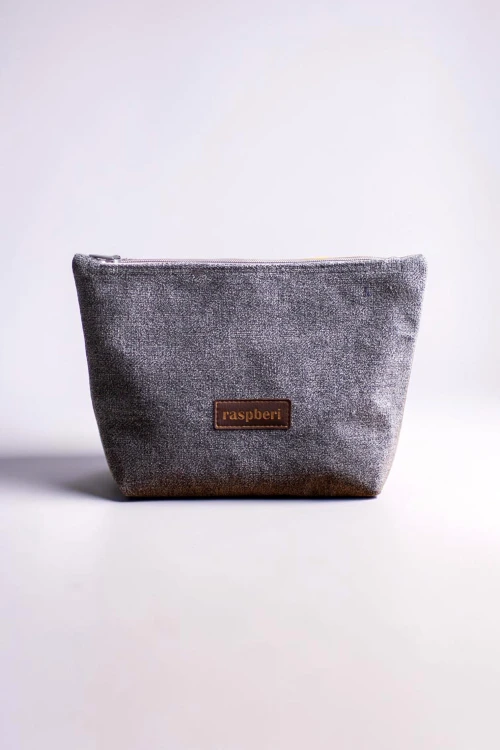 Szara kosmetyczka MAXI