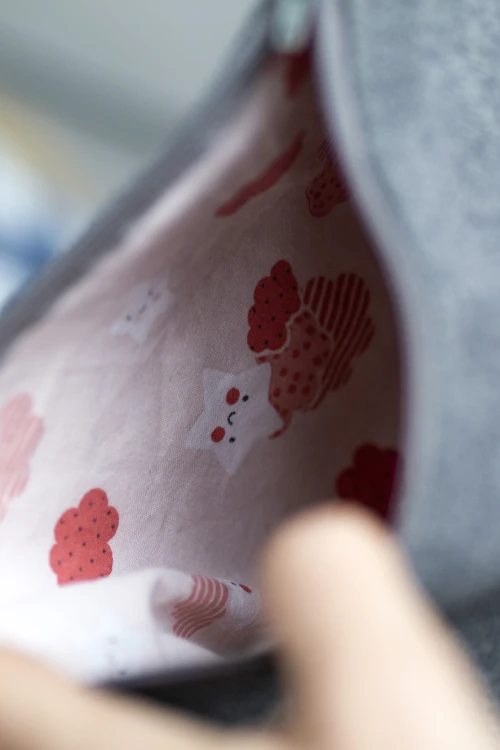 Szara kosmetyczka MAXI