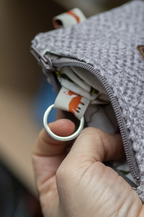 Etui na klucze portfelik mini melanż