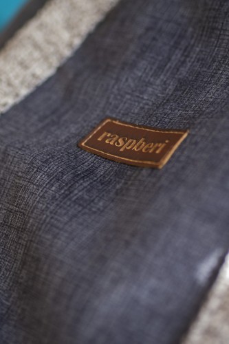 Grafitowa duża shopperka