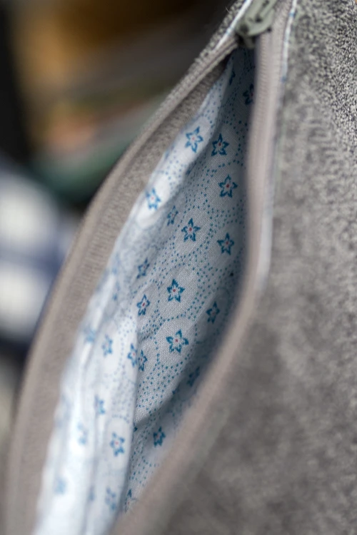 Ciemnoszara kosmetyczka MAXI