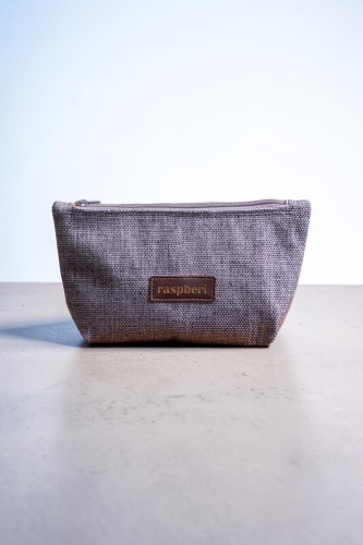 Kosmetyczka MIDI w kolorze szarym