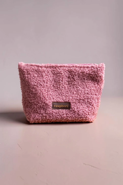 Różowa kosmetyczka MAXI baranek