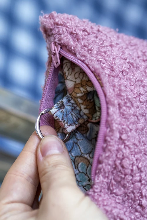 Etui na klucze baranek