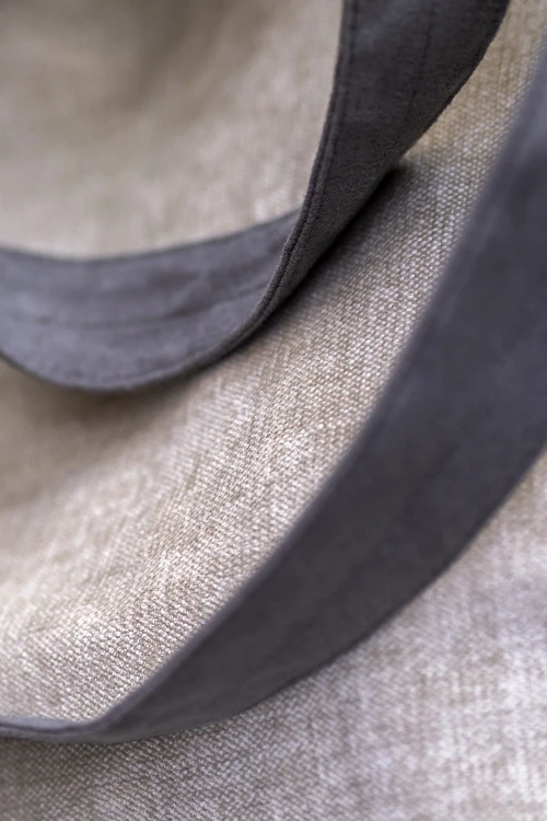 Kremowo-szara shopperka