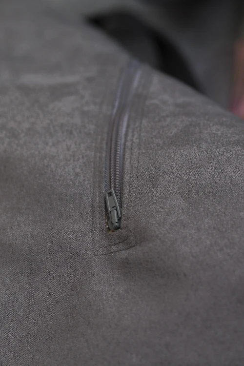 Kremowo-szara shopperka