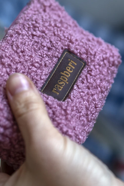 Różowa kosmetyczka MINI baranek