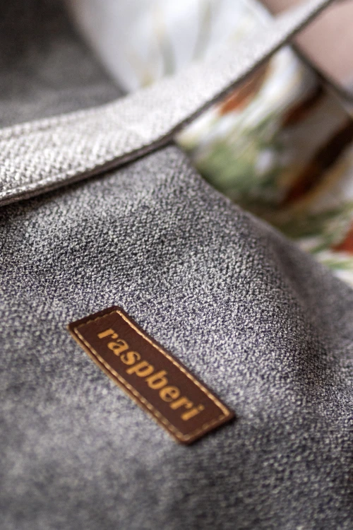 Szara duża shopperka damska