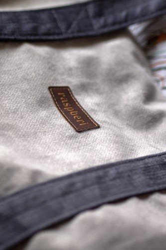 Jasnoszara torba na zakupy