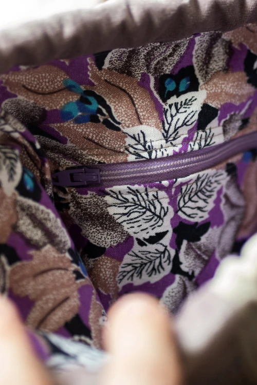 Patchworkowa listonoszka z kominem