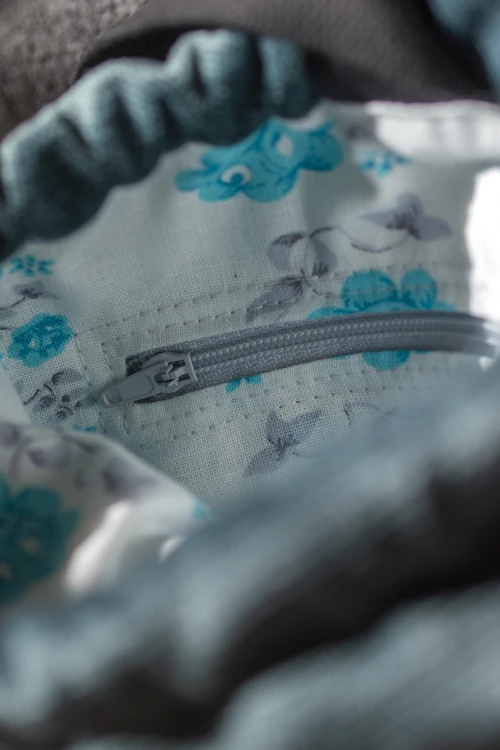 Pikowany workoplecak mini z ekoskóry