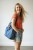 Torba shopper handmade Raspberi – unikatowa torba w stylu no waste