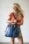 Torba shopper handmade Raspberi – unikatowa torba w stylu no waste