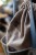 Torba shopper XXL Raspberi – unikat handmade z weluru i płótna | No Waste | 46 × 48 cm