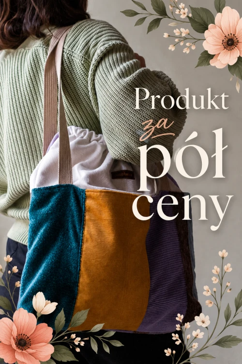 Duża kolorowa torba na ramię bagaż podręczny