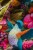 Kolorowa torebka patchworkowa listonoszka z kominem No Waste – unikat handmade z weluru | Raspberi