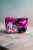 Etui na klucze z weluru w peonie – kwiatowe etui handmade