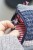 Patchworkowe etui na klucze w pepitkę – portfelik handmade