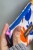 Etui na klucze z jasnego weluru – minimalistyczne kwiaty | Handmade