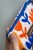 Etui na klucze z jasnego weluru – minimalistyczne kwiaty | Handmade