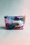 Etui na klucze z weluru w malowane kwiaty – oryginalne etui handmade