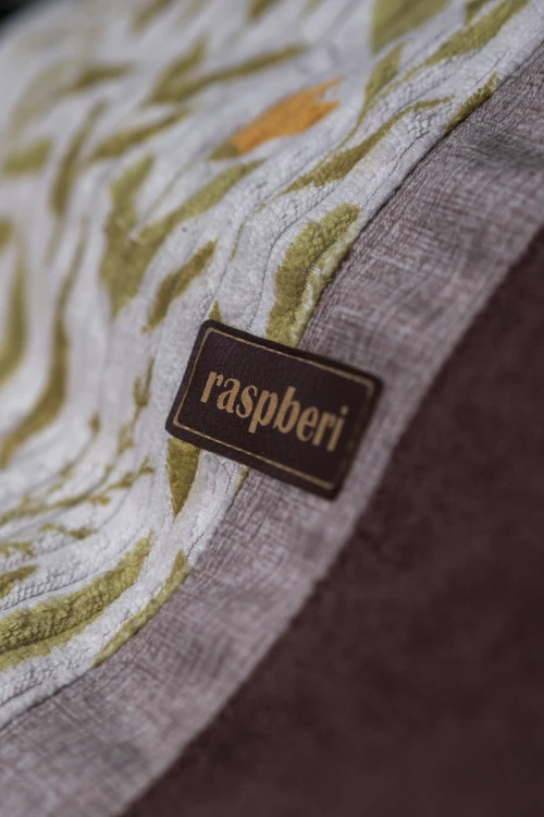 Plecak kurierski patchwork z kwiatowym sztruksem – unikat handmade Raspberi
