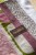 Maxi kosmetyczka patchwork no waste beżowo-zielono-różowa – handmade Raspberi