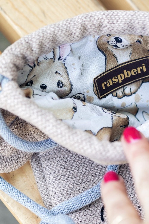 Mały dziecięcy workoplecak miś